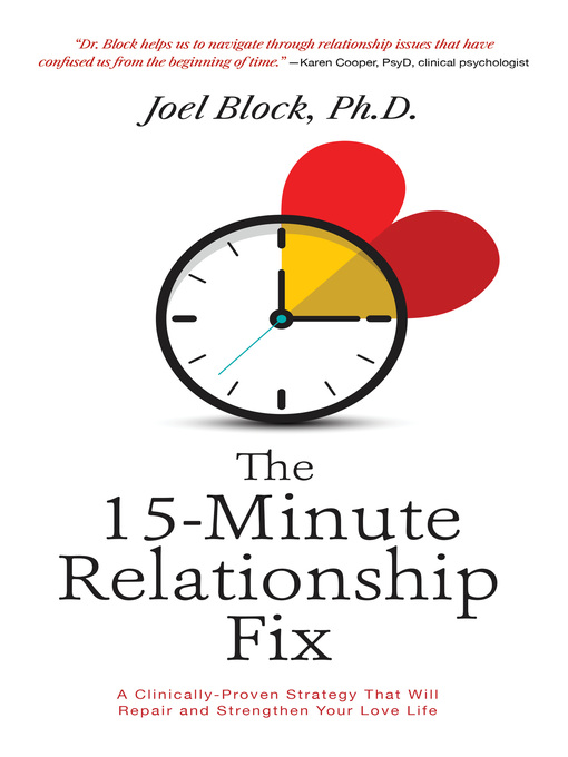 Title details for The 15-Minute Relationship Fix by Joel Block - Available